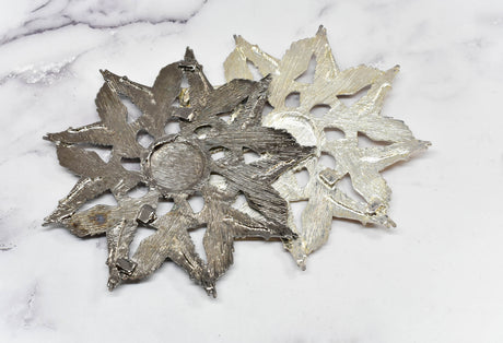 Metal Eagle Star Applique 5"