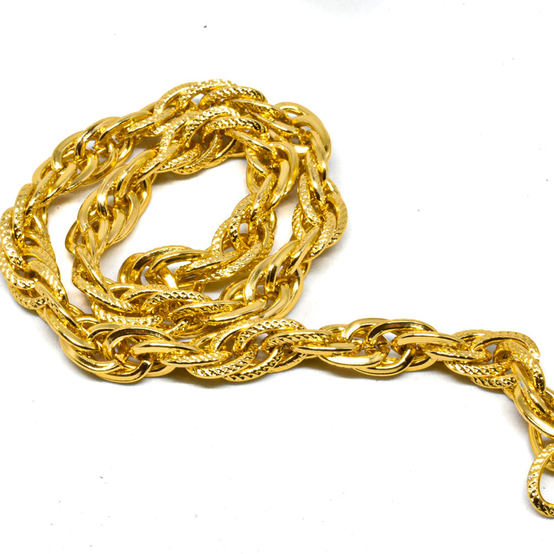 Gold Multi-Layer Aluminum Chain 0.2"