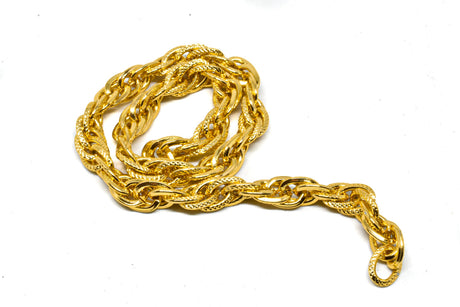 Gold Multi-Layer Aluminum Chain 0.2"