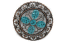 Vintage Round Buckle 4.40"