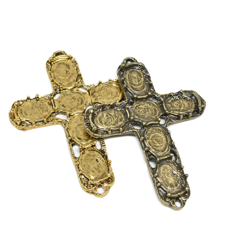 Customizable Cross Pendant 3.25 x 2.50
