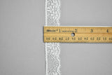 Floral Lace Trim White 1 Inch