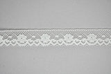 Lace Trim Fancy White 1 Inch