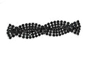 Rhinestone Connector Closure 3-Line Braided