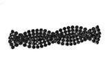 Rhinestone Connector Closure 3-Line Braided