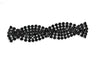Rhinestone Connector Closure 3-Line Braided