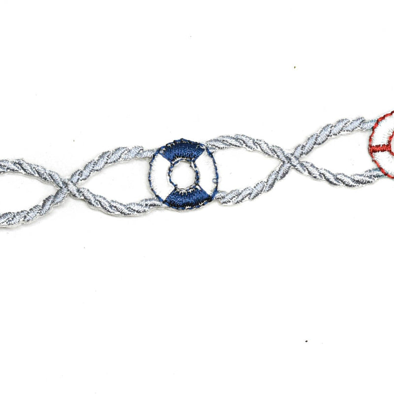 Embroidered Iron-On Life Tube Applique