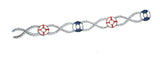 Embroidered Iron-On Life Tube Applique