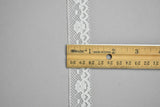 Lace Trim Fancy White 1 Inch