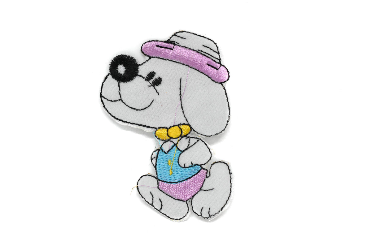 Embroidered Iron-On Snoopy Patch 3.50 x 2.50