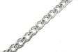 Chain Trim Silver Textured 13 mm