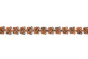 Braided Gimp Trim Two-Tone 1/2"