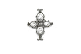 Customizable Cross Silver 2.75 x 2.25