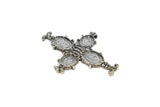Customizable Cross Silver 2.75 x 2.25