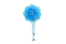 Organza Flower Piece with Beaded Fringe