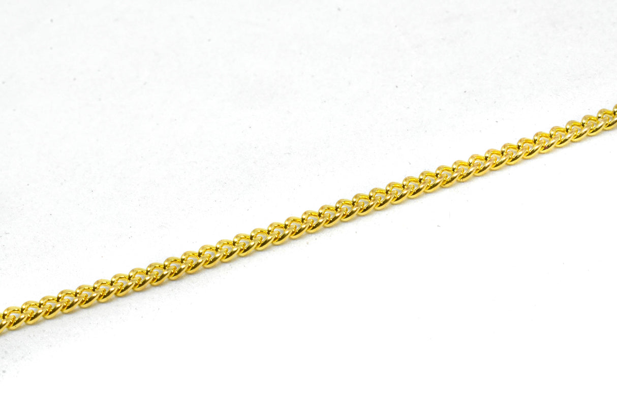 Gold Aluminum Chain 2.5 mm
