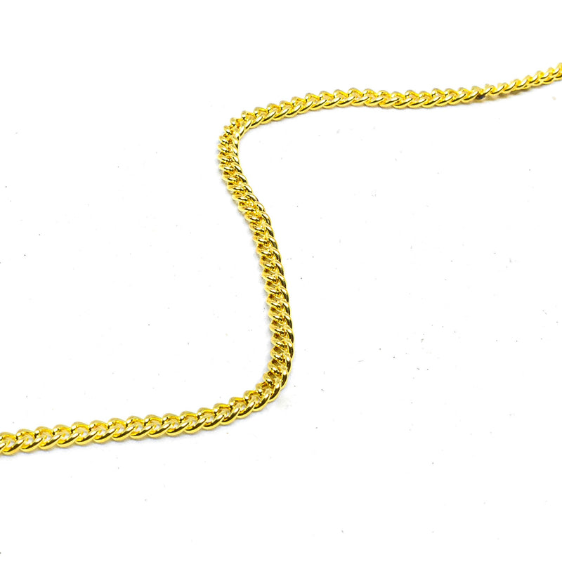 Gold Aluminum Chain 2.5 mm