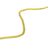 Gold Aluminum Chain 2.5 mm