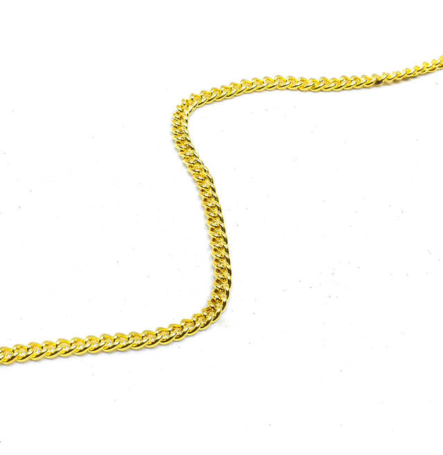 Gold Aluminum Chain 2.5 mm