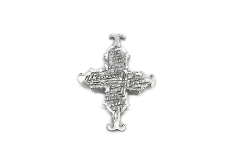 Customizable Cross Silver 2.75 x 2.25