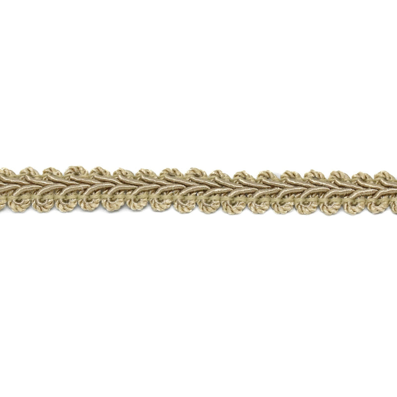 Braided Gimp Fringe Tan 3/7"