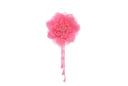Organza Flower Piece with Beaded Fringe