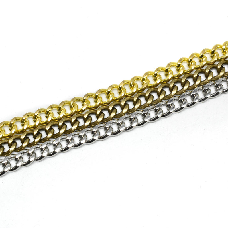 Metal Chain 5 mm Colored