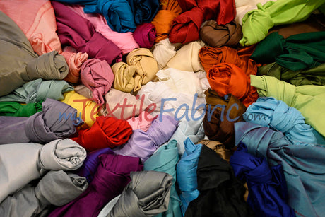 Faux Silk Polyester Dupioni Fabric - Solid Texture, 54" Width, Multiple Colors (Yards, Bolts, Sample Swatch)
