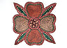 Beaded Floral Sew-On Applique 8x8