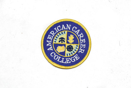 Iron-On College Patch Applique 3"