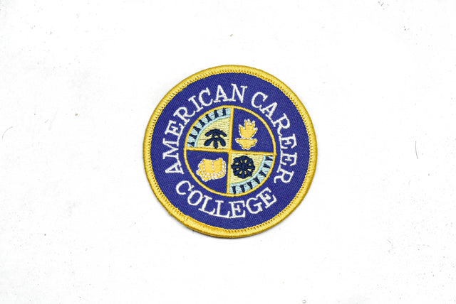 Iron-On College Patch Applique 3"