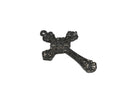Decorative Floral Cross Pendant 2.13" x 1.45"