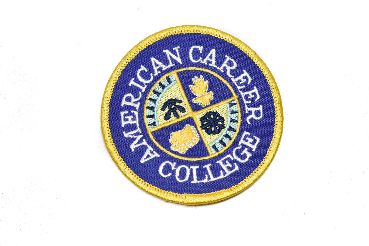 Iron-On College Patch Applique 3"
