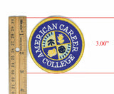 Iron-On College Patch Applique 3"