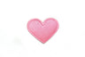 Heart Patch Iron-On Red Pink 2.50 x 2