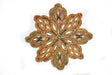 Beaded Floral Applique 8 Inch