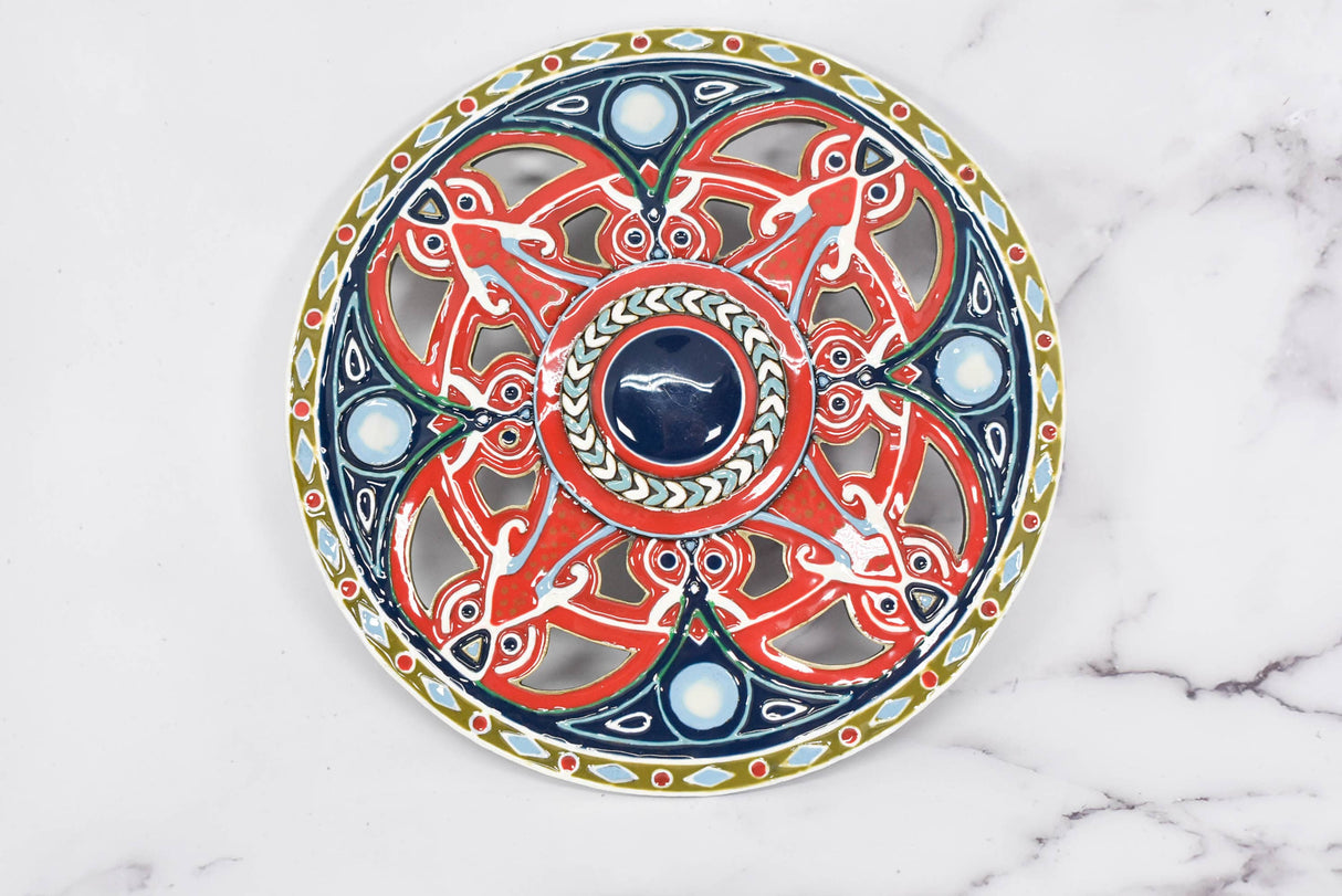 Decorative Metal Buckle 5 3/8" Colorful