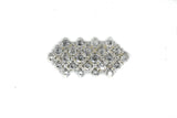 Crystal Rhinestone Brooch Pin 3.5 x 2