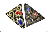 Sequin Beaded Triangle Applique