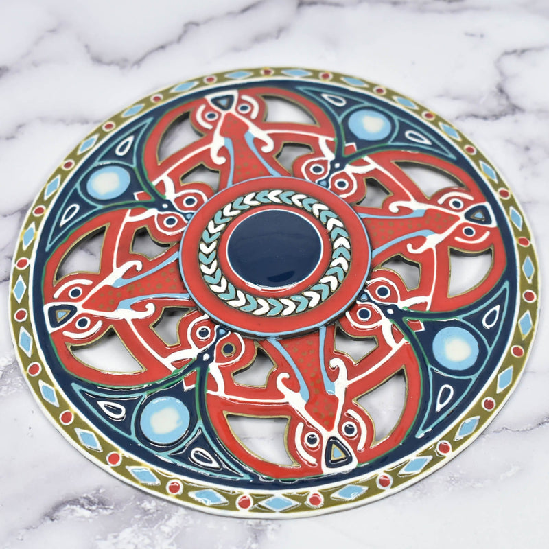 Decorative Metal Buckle 5 3/8" Colorful