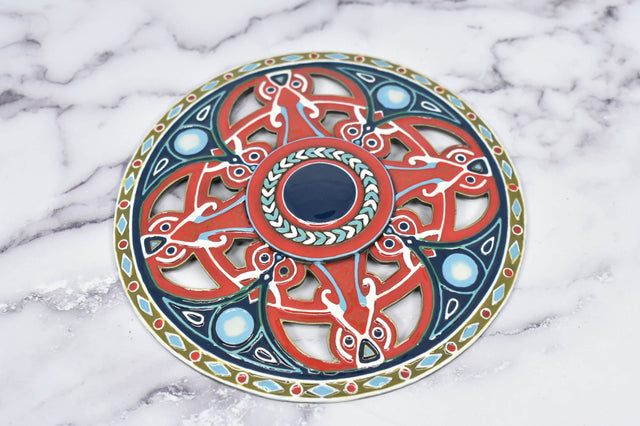 Decorative Metal Buckle 5 3/8" Colorful