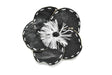 Flower Applique Vinyl Stitched 2.88"