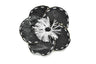 Flower Applique Vinyl Stitched 2.88"