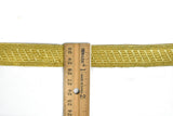 Embroidered Trim Metallic Gold 1 Yard