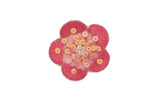 Sequins Flower Piece 2.38"