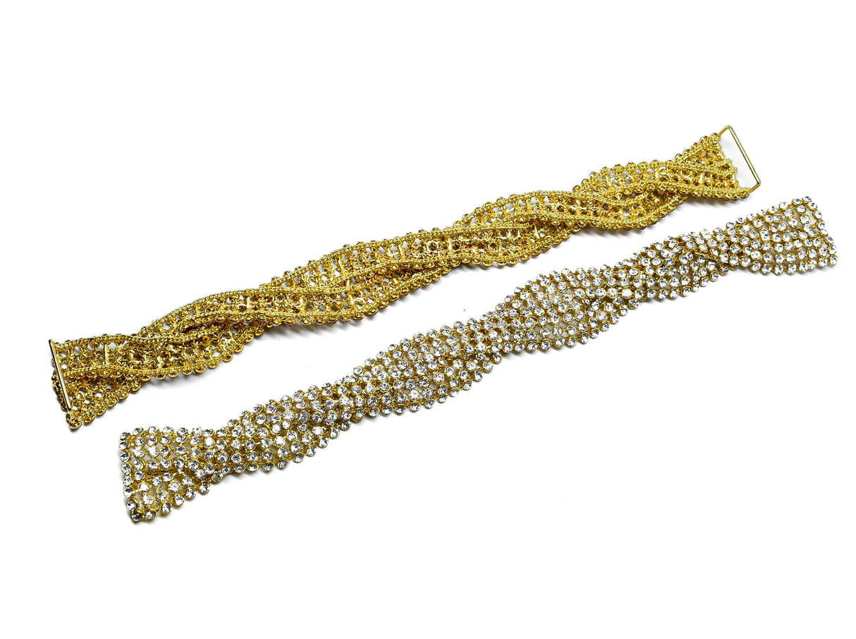 Rhinestone Bikini Connector 11"