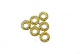 Rhinestone Bikini Connector Gold 3.25"