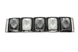Gemstone Bikini Connector Black Clear Gunmetal