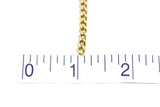 Gold Diamond Cut Chain 2.5 mm