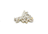 Rhinestone Brooch Floral Shape 2 x 1.50